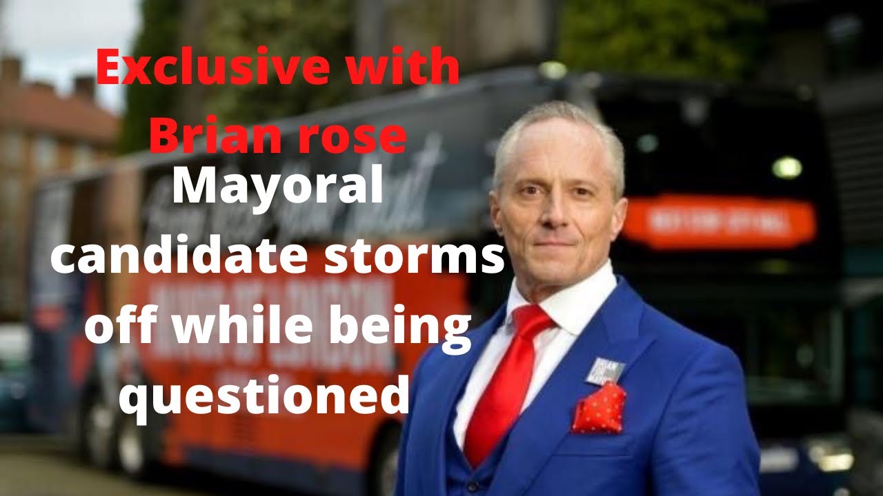 Brian Rose storms out after being challenged on his digital freedom platform