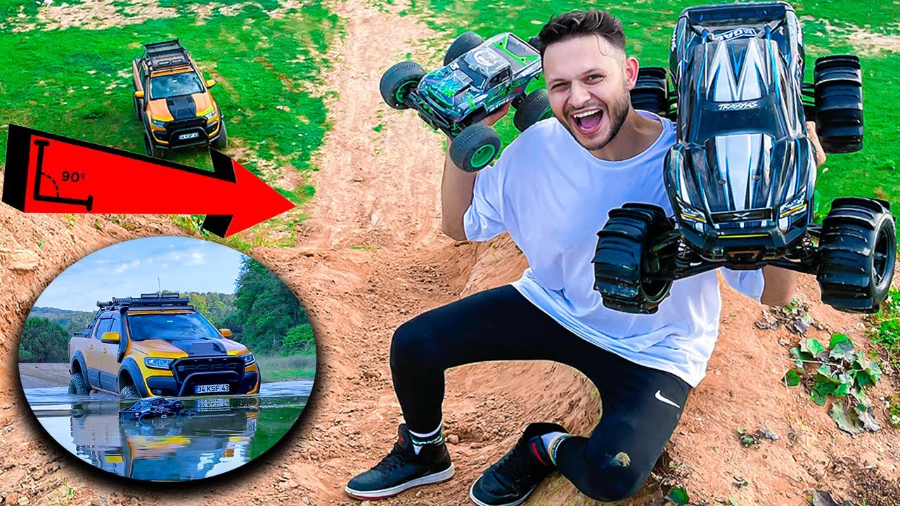 ARABAYI SUYA GÖMDÜM, İNANILMAZ TIRMANIŞ VE RC OFF ROAD!