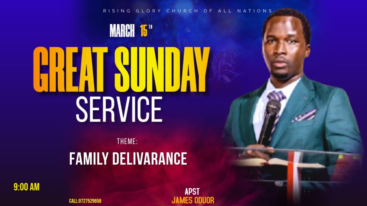 GREAT SUNDAY SERVICE||FAMILY DELIVARANCE||15/03/2026