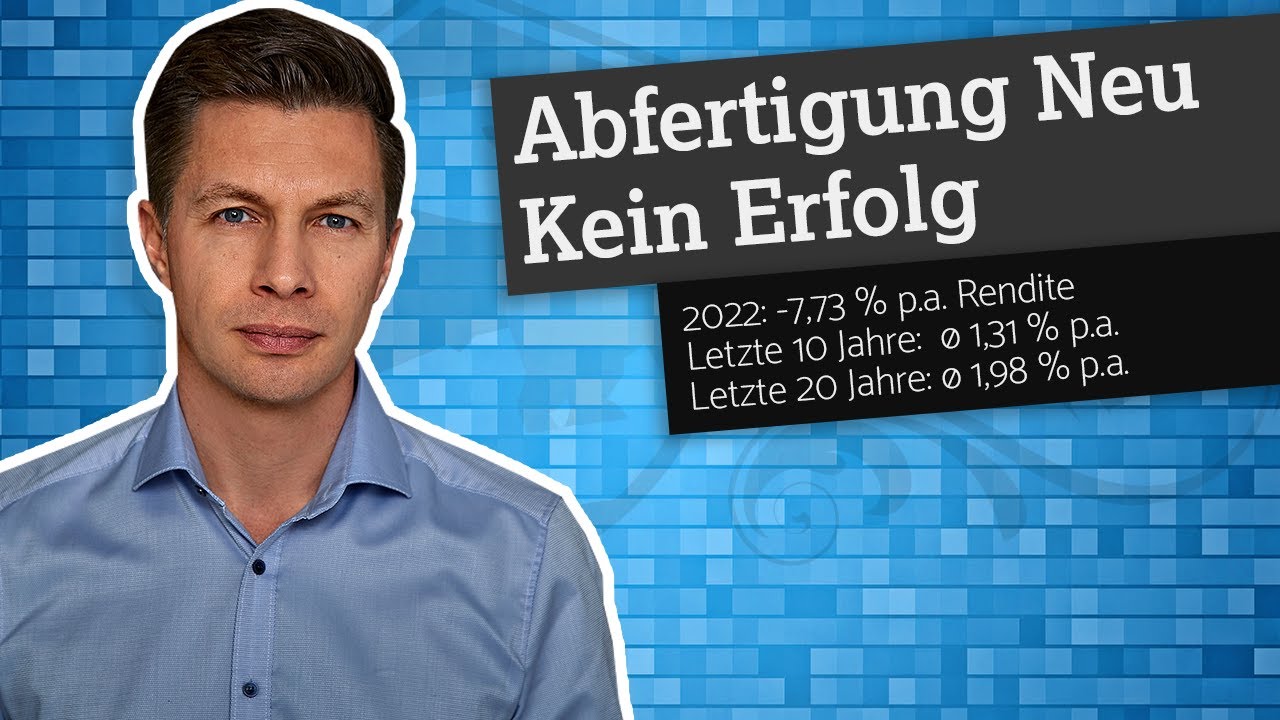 Abfertigung Neu: KEINE Erfolgsgeschichte: ~ 2 % p.a. Performance &uuml;ber 20 Jahre!