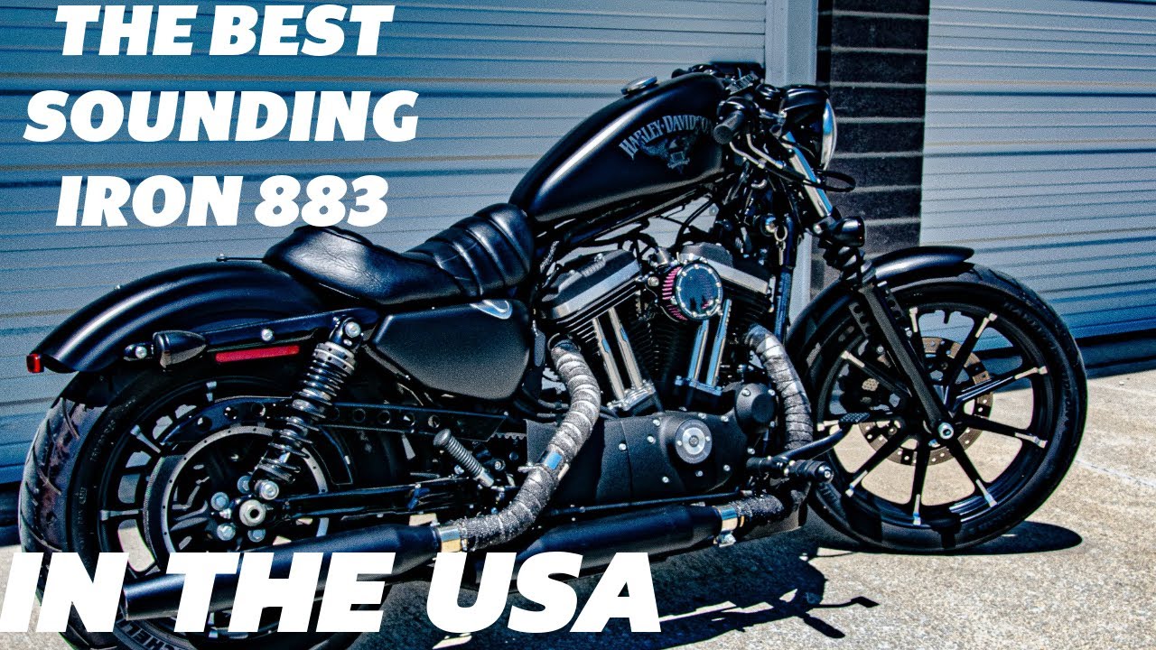 The BEST Sounding Harley Davidson Sportster Iron 883 In the USA!