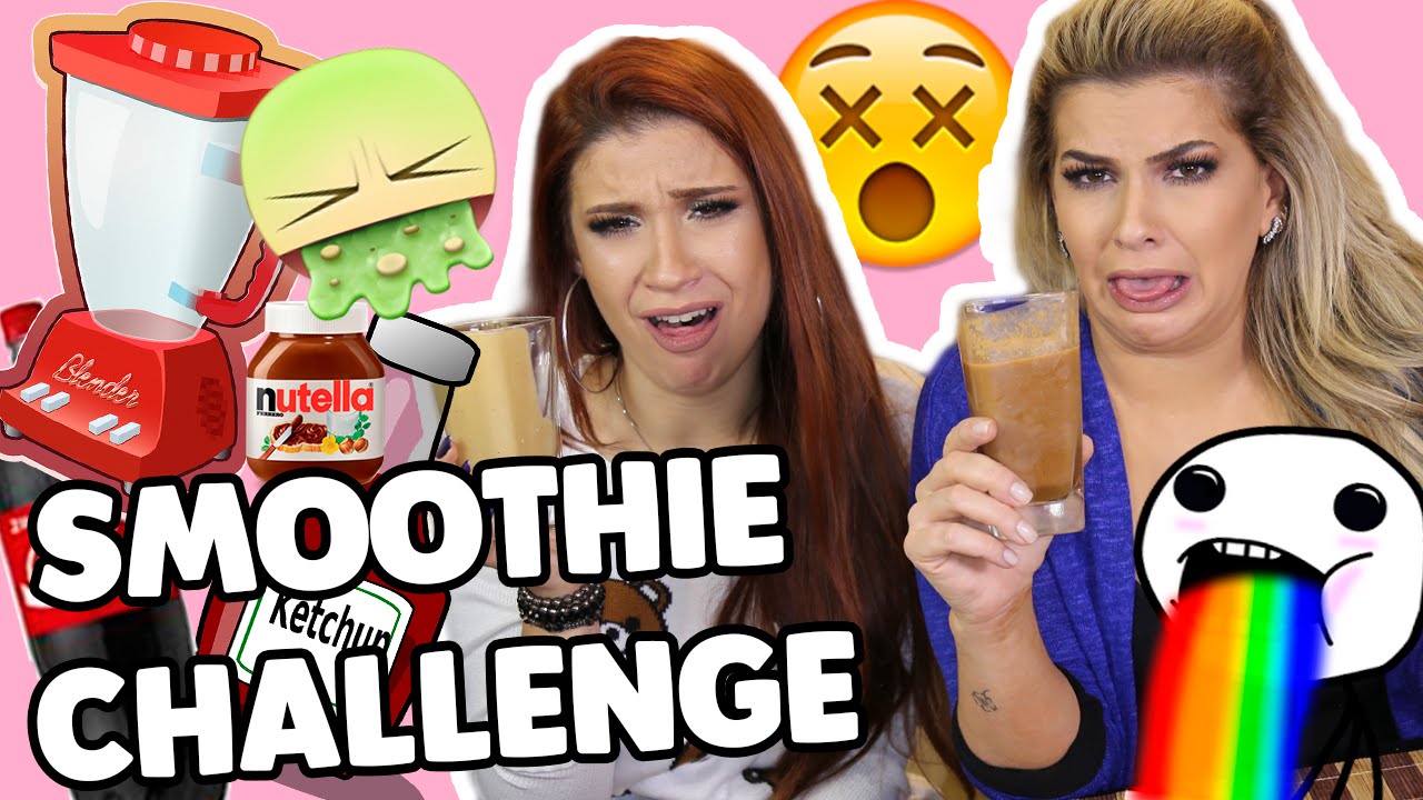 SMOOTHIE CHALLENGE COM ALICE SALAZAR (cenas fortes 😂) | #BiaTodoDiaConvida