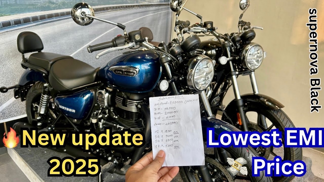 2025 New Updated Meteor 350 🔥💸 बहुत ही कम price में EMI & Loan Details 