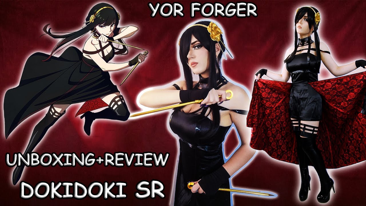 Yor Forger cosplay unboxing + REVIEW + try on [DokiDoki SR] Spy x Family