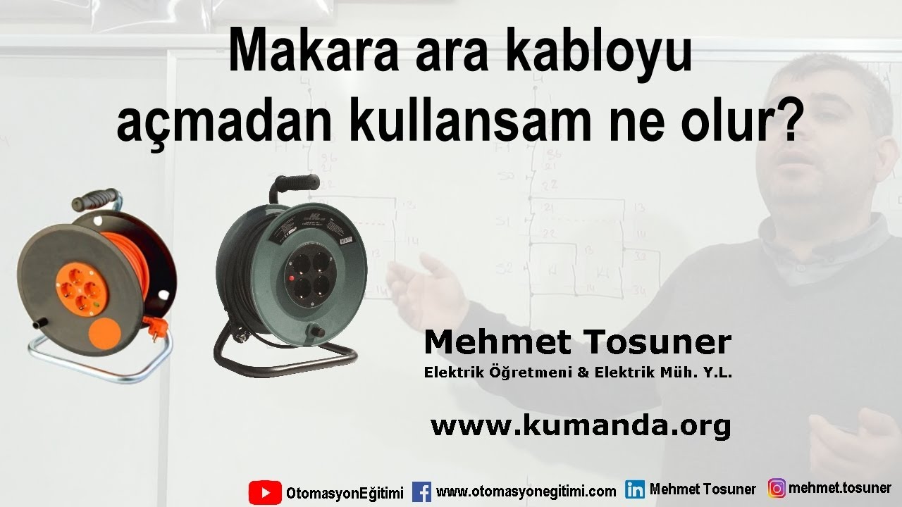 Makara ara kabloyu açmadan kullansam ne olur? #elektrik #otomasyon #devre #kumanda #kontrol #motor