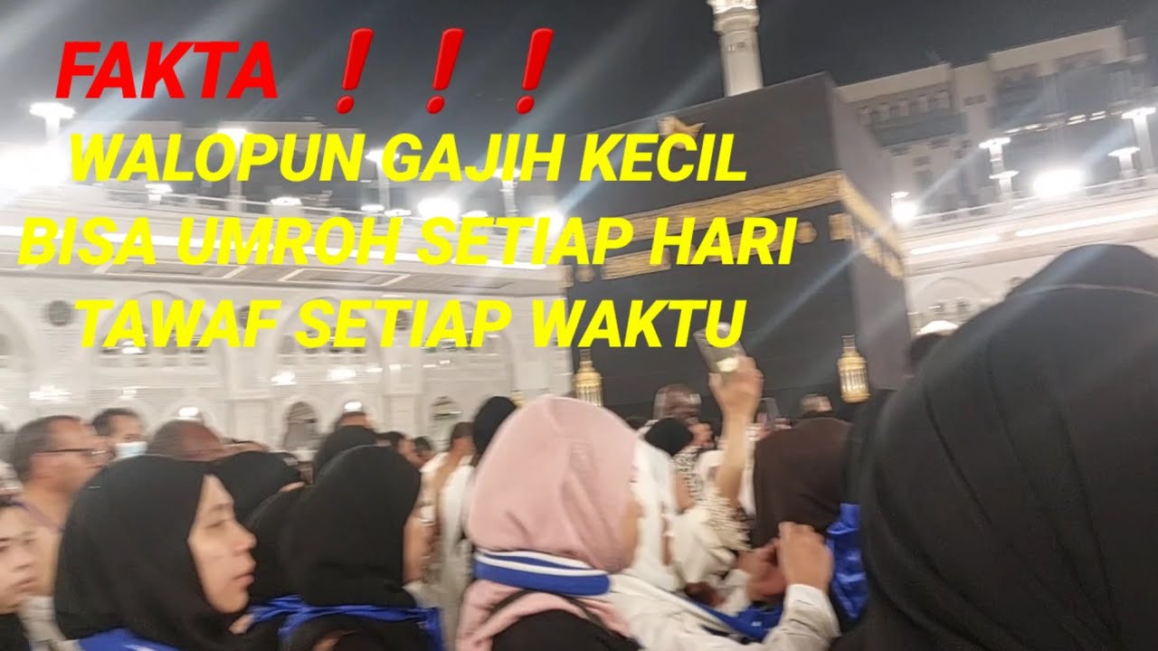 FAKTA ❗️WALOPUN GAJIHNYA KECIL BISA UMROH SETIAP HARI VLOG JEDDAH SAUDI ARABIA 🇸🇦