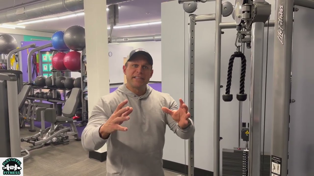 Standing face pulls, explained by the Fit Addict from Flex Level Fitness