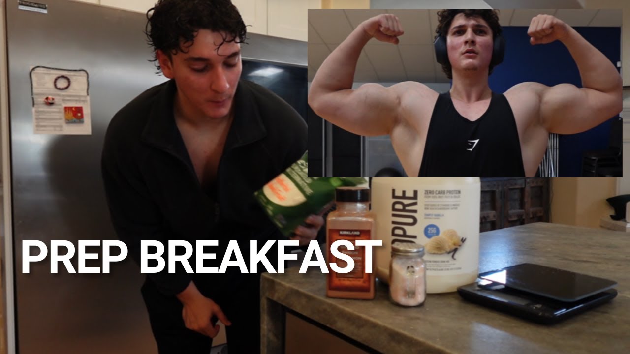 The Bodybuilding Breakfast I Eat on Prep | Prep Files (Back Day)