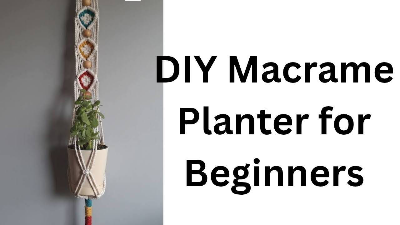 DIY Macrame Planter | Very Easy for Beginners
