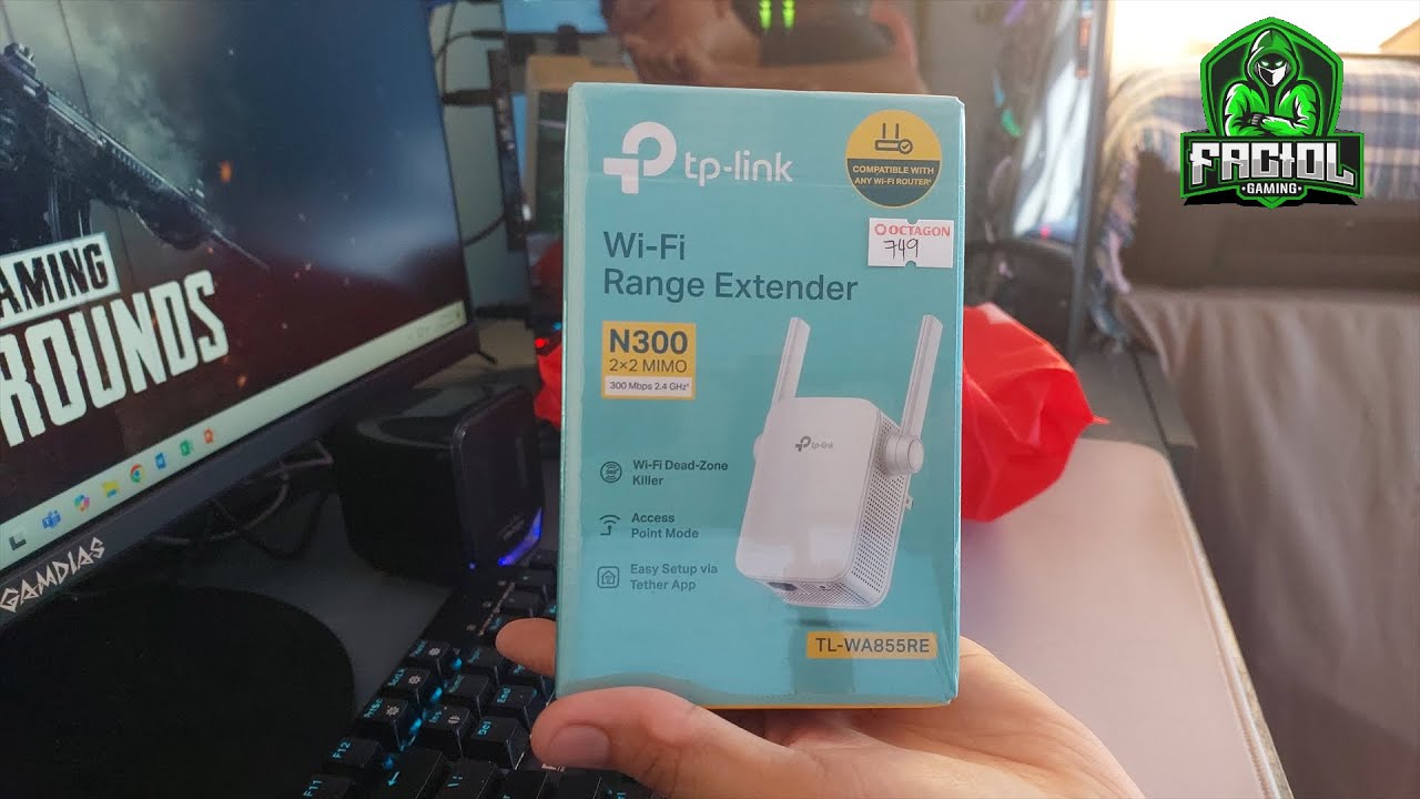 TP Link Wifi Range Extender N300 TL-WA855RE How to set up