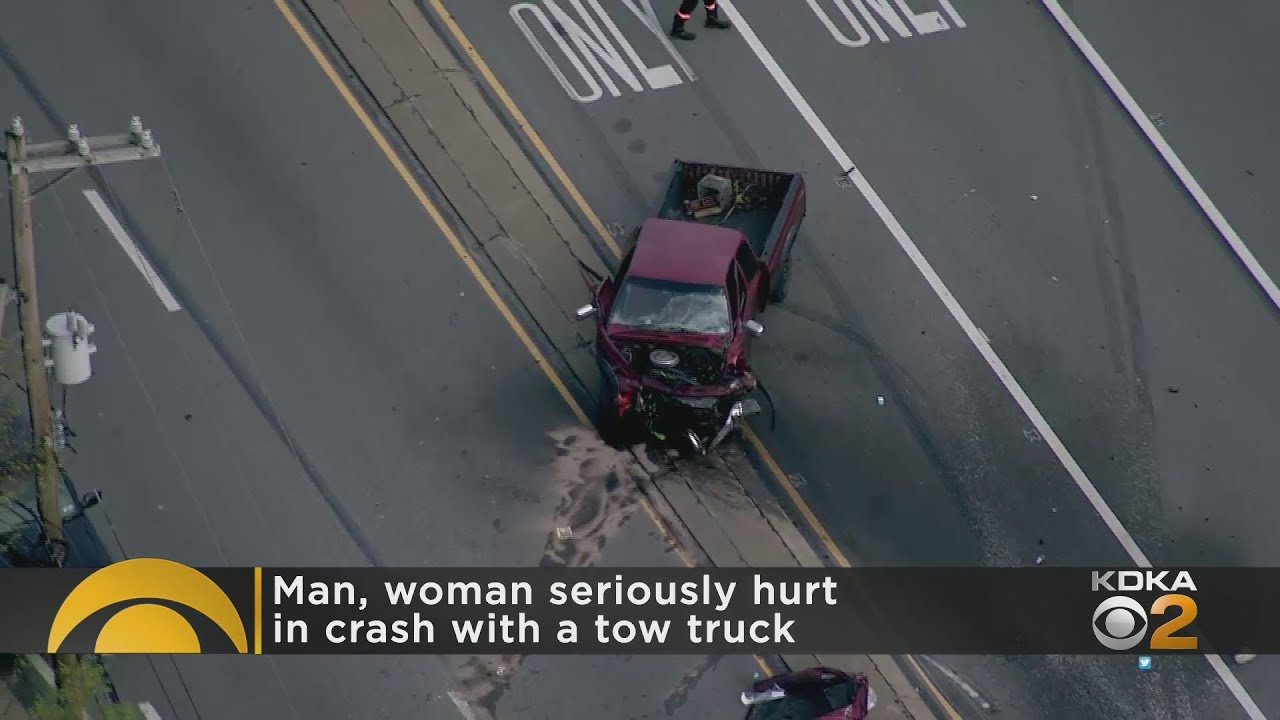 Man, Woman Seriously Injured In Saw Mill Run Blvd. Crash