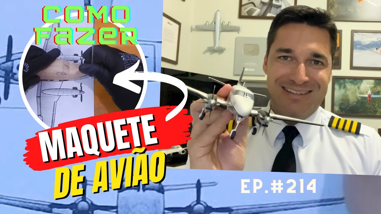 COMO FAZER UMA MAQUETE DE AVIÃO DE MADEIRA : KING AIR C90 GT