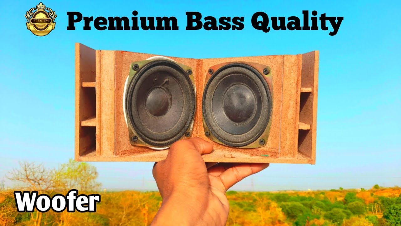 bass speaker kaise banaye !! how to make mini bass speaker box