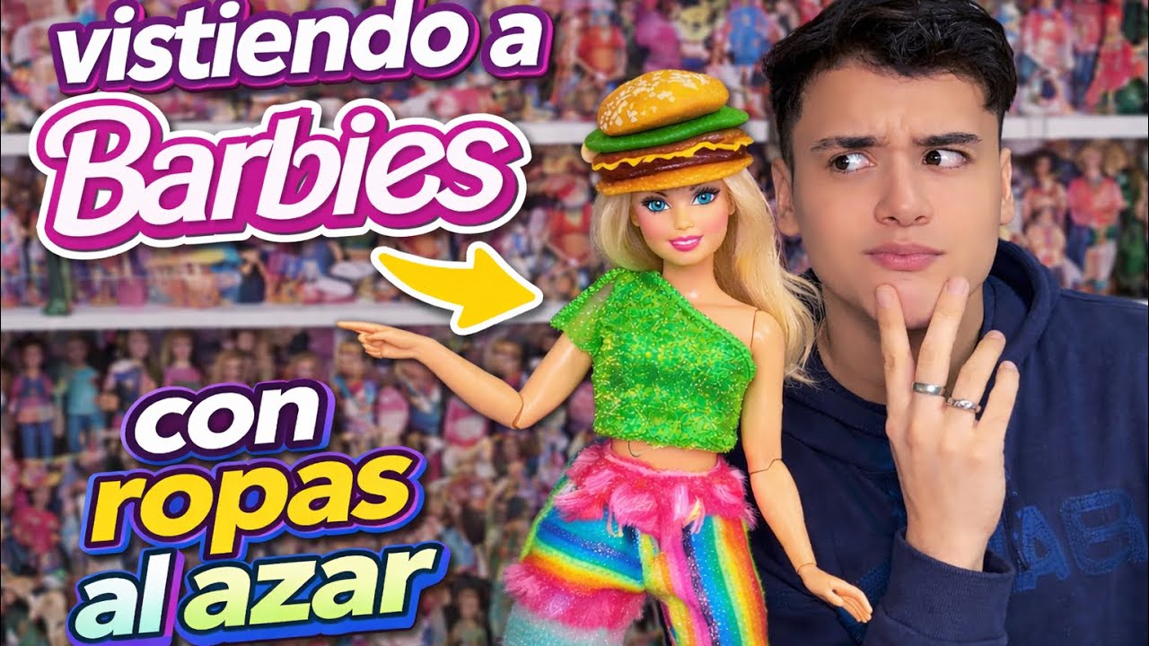 Vistiendo Barbies con ropa al azar 😱👗 | ¿Moda o desastre?