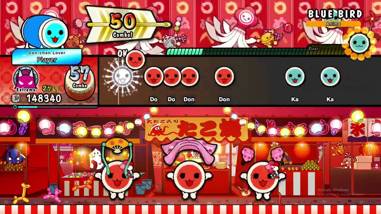 Taiko Rhythm Festival: Blue Bird (Extreme, Shin Uchi Version)