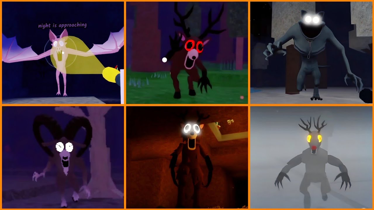 The Forest Jumpscares: 99 Nights of Ram, Bat, and Deer