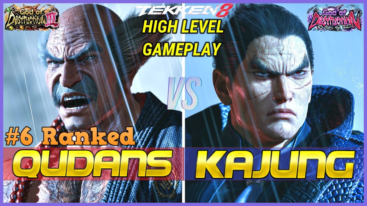 T8 ▰ QUDANS (#6 Ranked Heihachi) Vs KAJUNG GONG (Kazuya) ▰ Tekken 8 High Level Gameplay