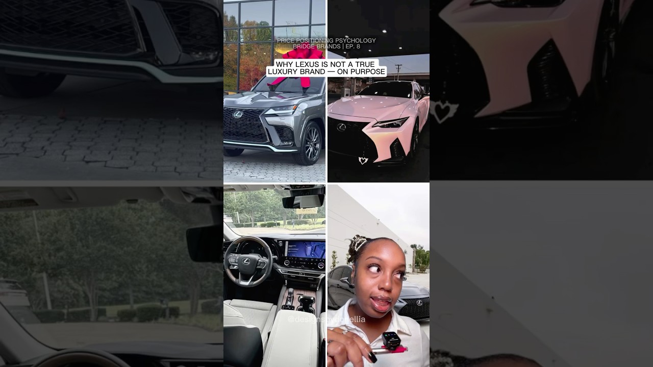 Почему Lexus не является настоящим люксовым брендом (это переходный бренд) #стратегиябренда #псих...