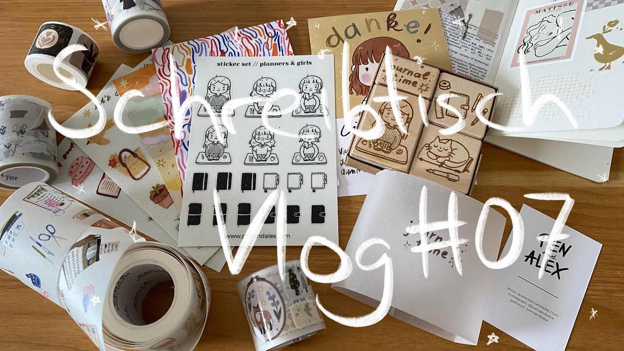 Schreibtischvlog #07 | Journal with me, Shopempfehlungen, Pen&Alex Bestellung