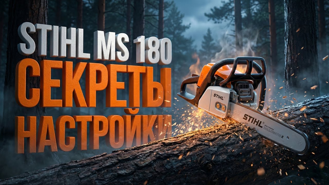 Бензопила stihl ms 180 обзор секреты настройки и честный тест