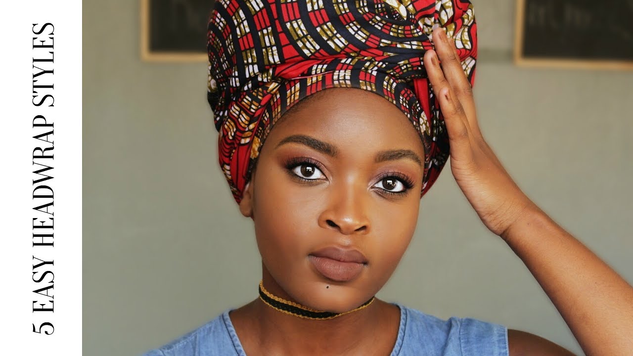 5 Quick & EASY Headwrap / Turban Styles | Nosipho Mhlanga