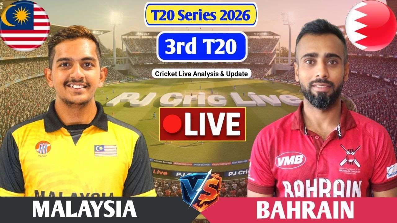 Malaysia Vs Bahrain 3rd T20 Match Live | Live Score Analysis & Discussion | MAL vs BAH T20 Cricket