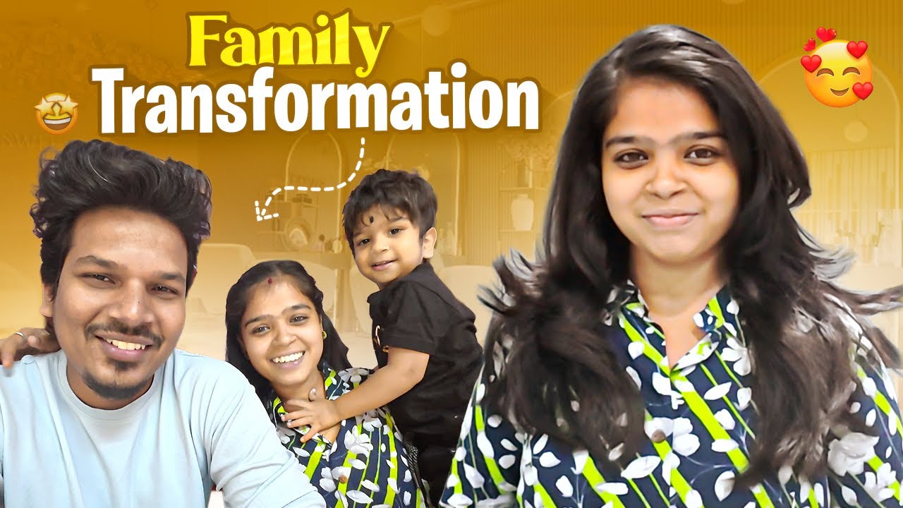 FAMILY TRANSFORMATION 🔥 எல்லாரும் GETUP CHANGE பண்ணியாச்சு 😍