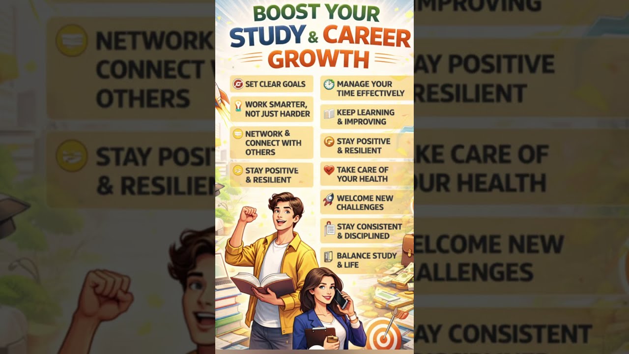 10 Powerful Steps for Study & Career Growth | Boost Your Future 🚀