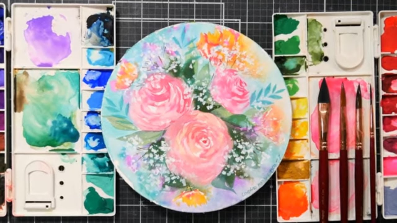 Ethereal Roses Featuring the Cat's Tongue Brush