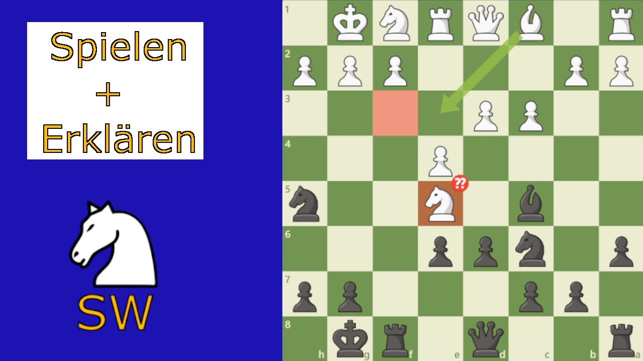 Fidemeister Sascha spielt Schach - Gegnerische Z&uuml;ge vorab erkennen und berechnen