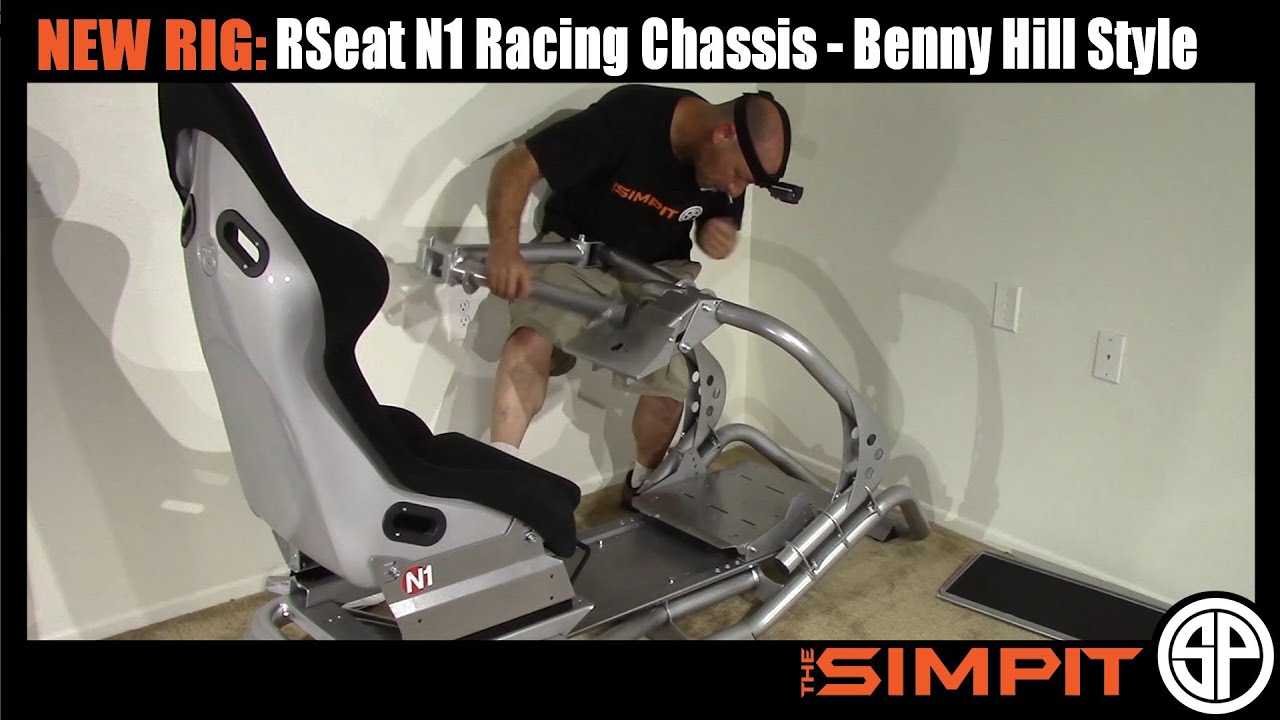 RSeat N1 Racing Chassis - 5 minute rig build - Benny Hill style