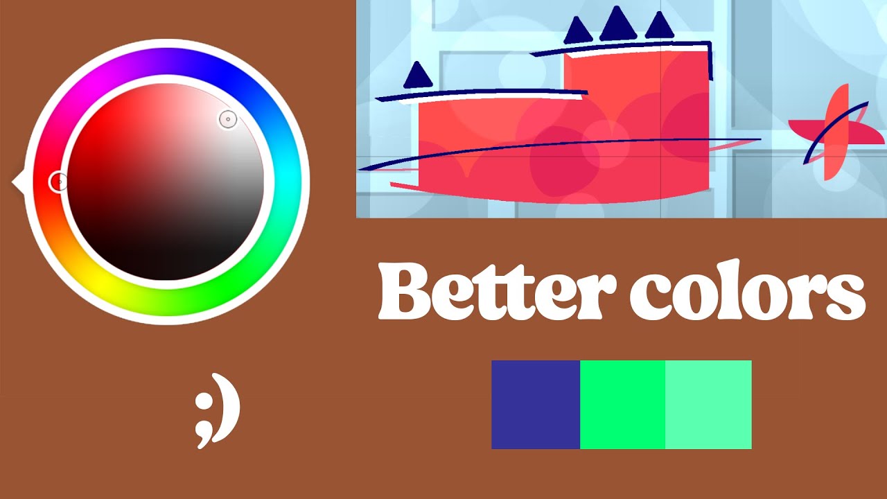 My Color Design Tutorial | Geometry Dash 2.208