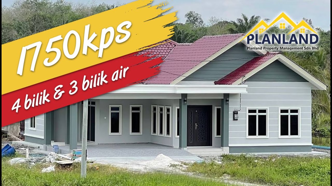 |Keluasan 1750 kps | 4 Bilik Tidur + 3 Bilik Air|