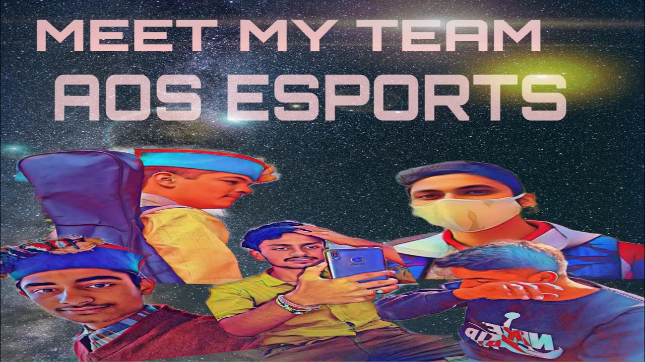 Meet My Team Members..                        AOS ESPORTS  #AOS_ESPORTS #SPIDY