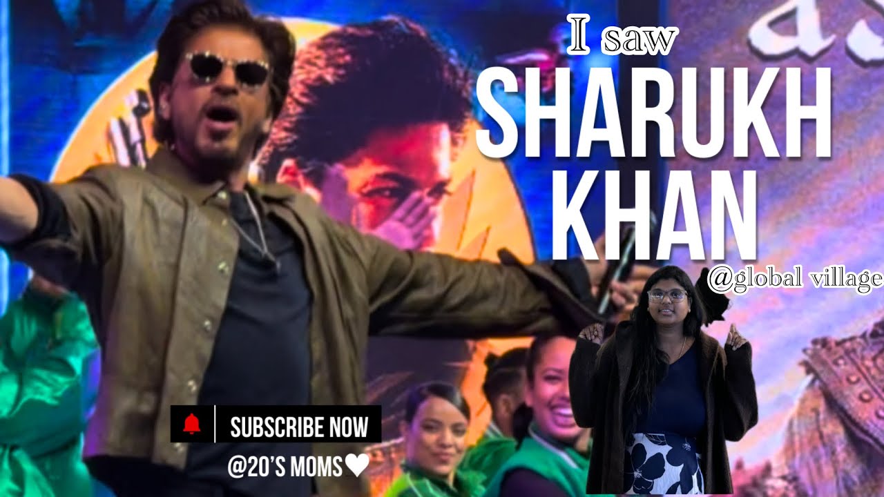 Shahrukh khan ​⁠in  DUBAI || దుబాయ్ లో షారూఖ్ ఖాన్ ని చూసాం 