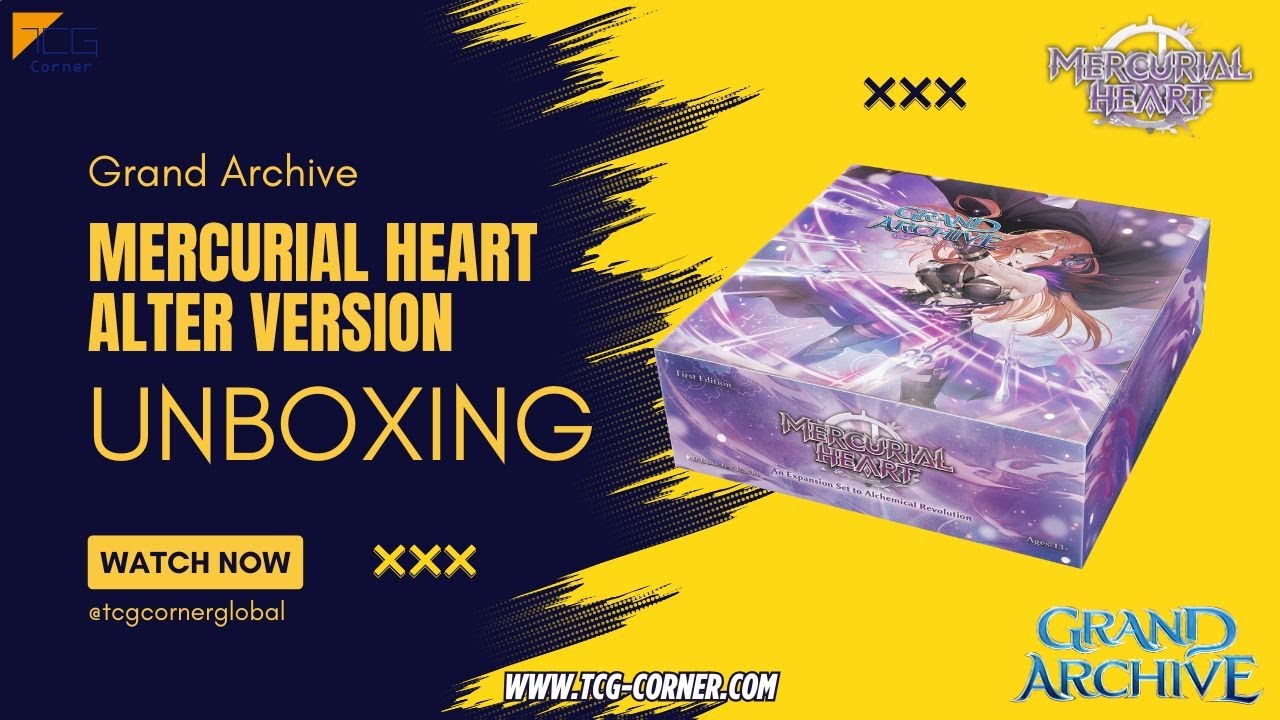 Unboxing Grand Archive: Mercurial Heart Alter Version - Epic Pulls & Rare Cards Revealed!