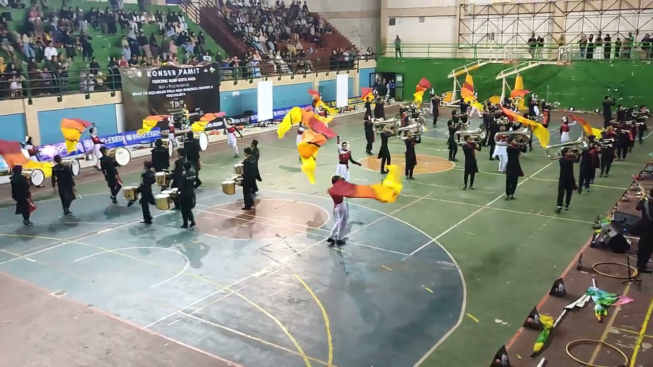 KONSER PAMIT MARCHING BAND GENTA NADA , MAN 2 TULUNGAGUNG