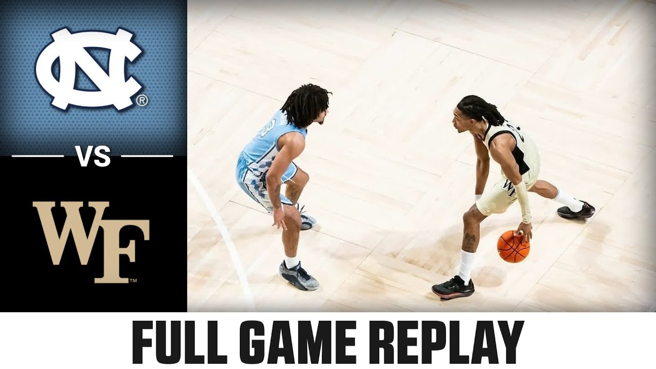 North Carolina vs. Wake Forest Full Game Replay | 2024-25 ACC Men's Basketball