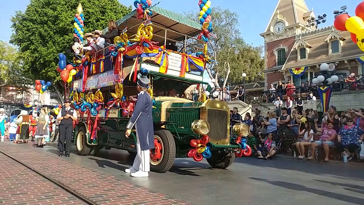 Disneyland 63rd Birthday Parade of Characters July 17, 2018