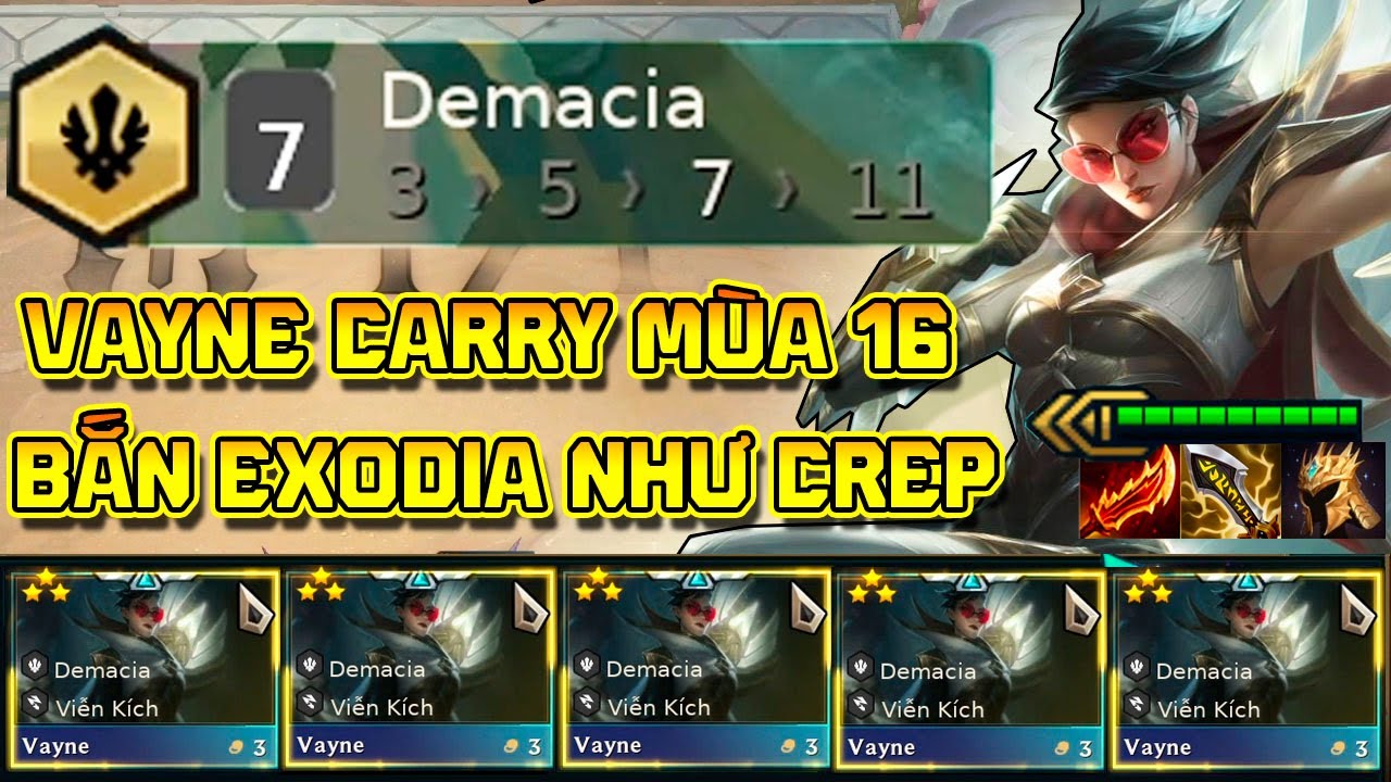 GIÁO ÁN LEO RANK MÙA 16 GỌI TÊN VAYNE: DỄ CHƠI, DỄ TOP 1, KHẮC CHẾ CỨNG EXODIA!