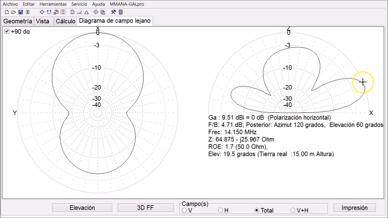 #0099 Introduccion a Mmana gal (Manual) (parte 3 de 4) diseño de antenas por computación, por XQ2CG
