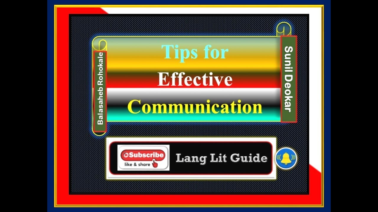 16 MCQ's on Tips for Effective Communication