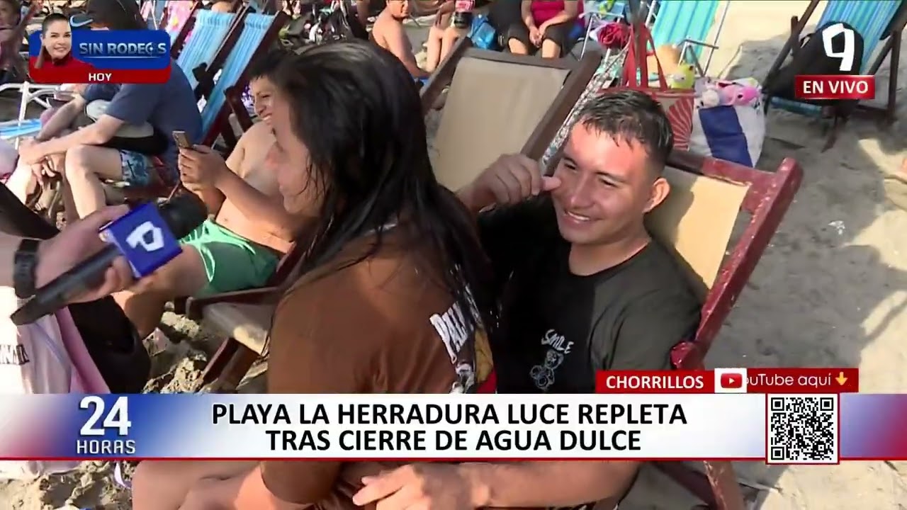 24 HORAS Playa La Herradura luce repleta tras cierre de Agua Dulce en Chorrillos