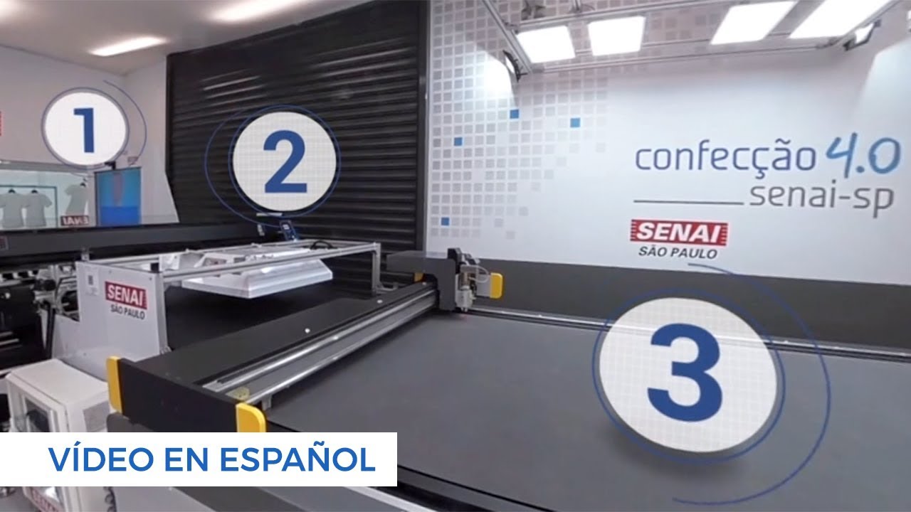 Confecci&oacute;n 4.0 en el SENAI-SP - V&iacute;deo 360&ordm; VR (Espa&ntilde;ol)