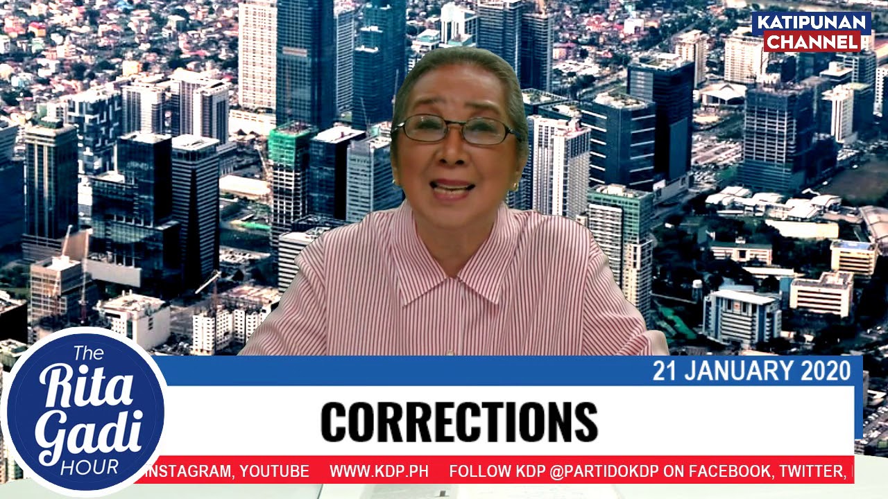 Corrections - Part 2 | The Rita Gadi Hour