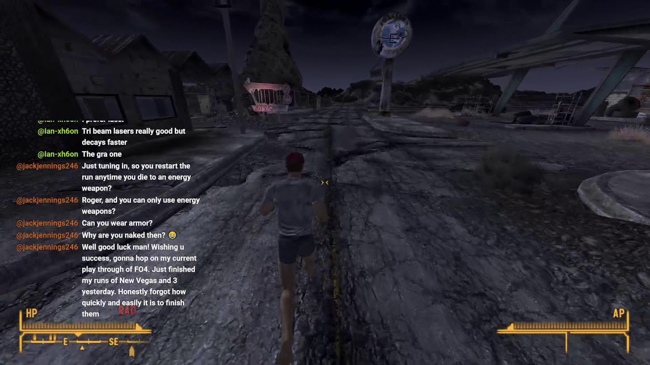 NV permadeath energy weapons