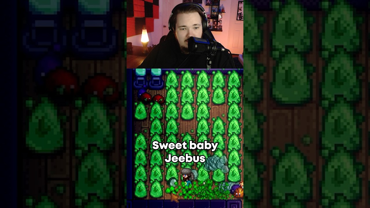 Raising slimes the RIGHT way! #stardewvalley #shorts