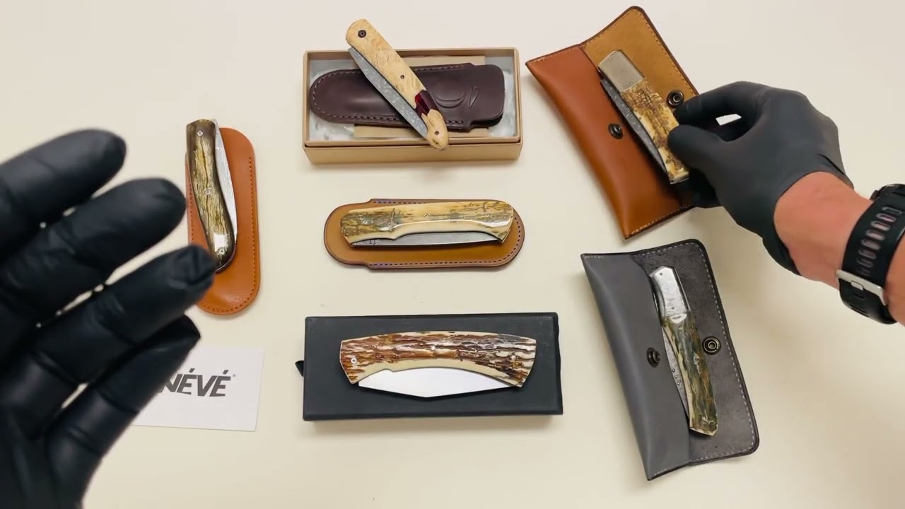 Sélection de l'été : couteaux de collection par des artisans Français