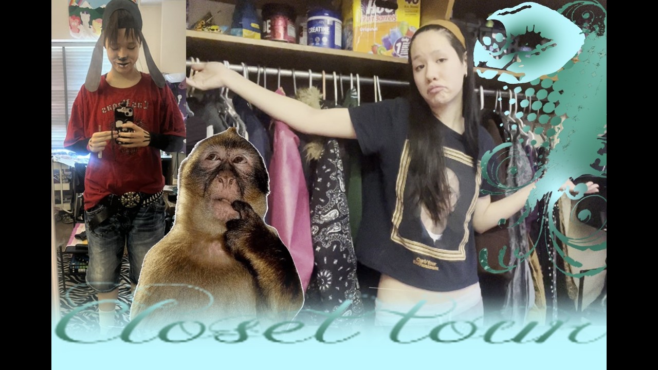 girl yaps abt herself for almost an hour - CLOSET TOUR!