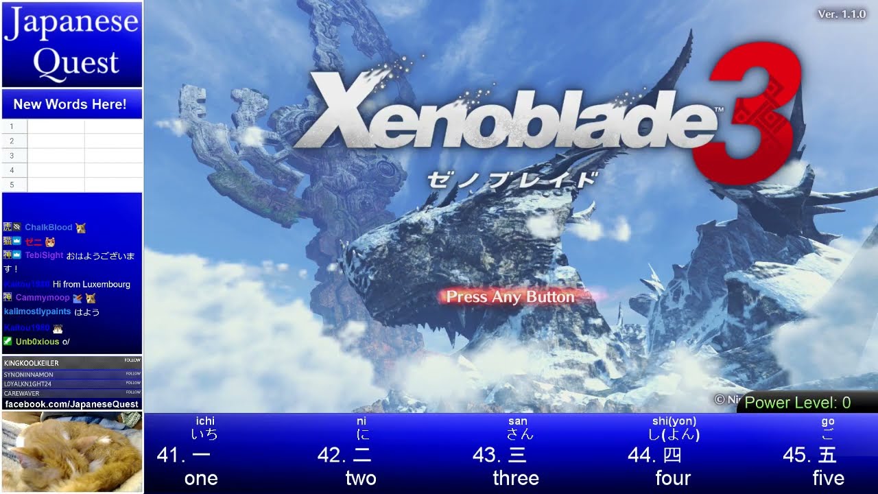 Learn Japanese from Xenoblade 3